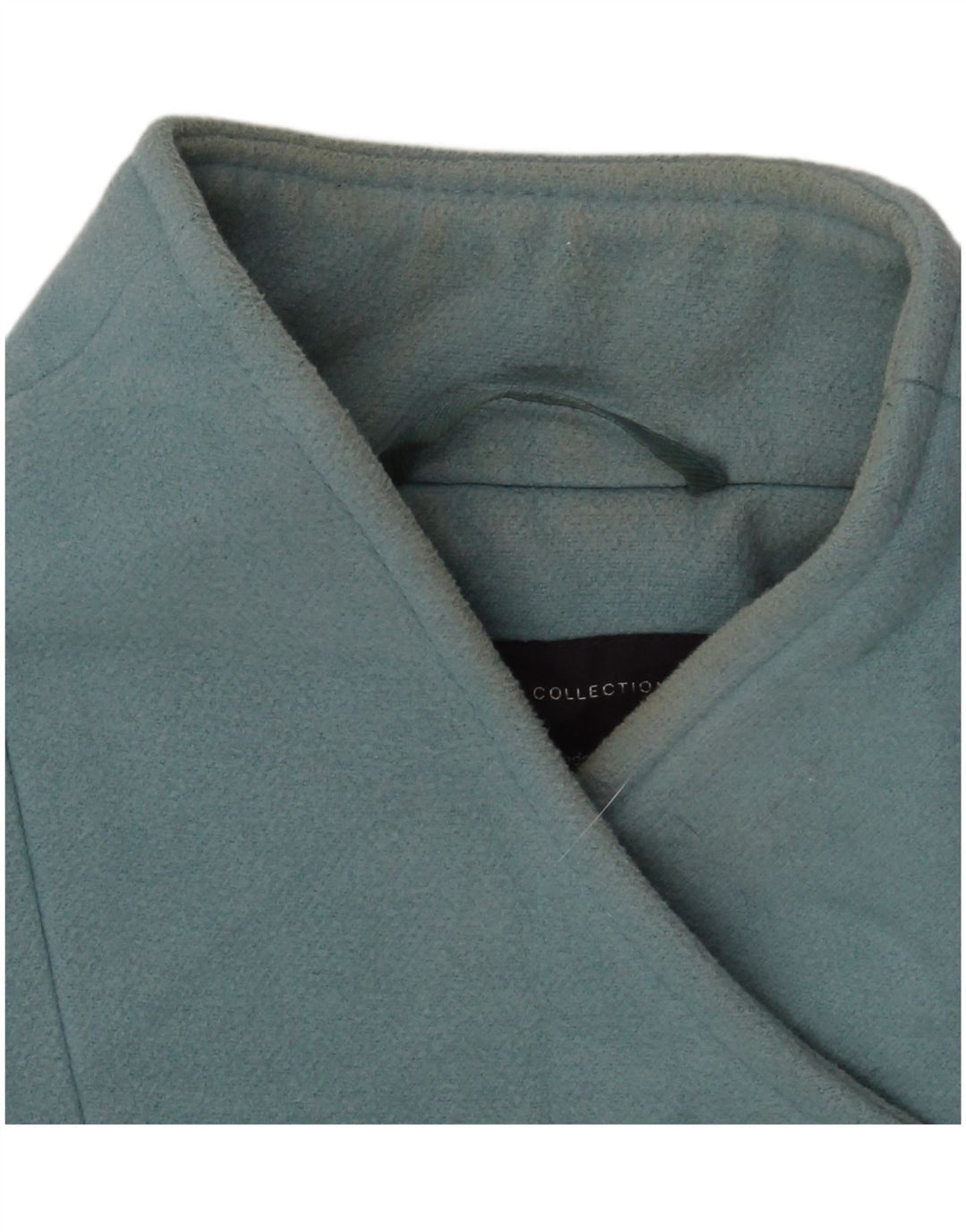Marks & Spencer Dame Loose Fit Overfrakke UK 18 XL Blå Polyester
