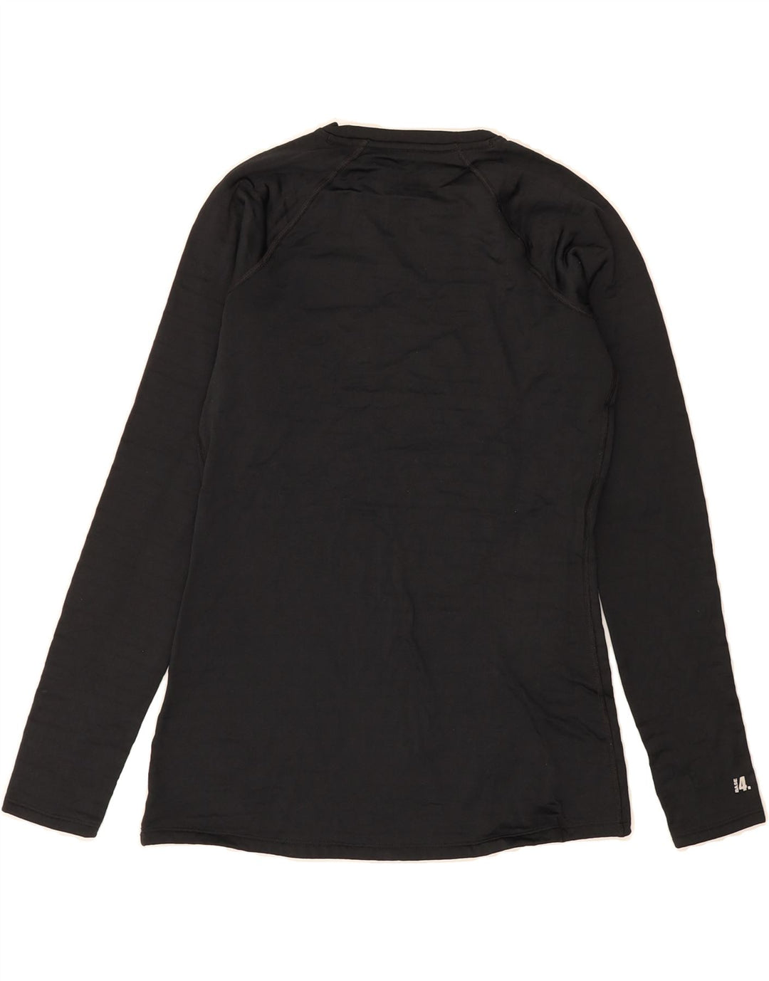 UNDER ARMOUR Womens Top Long Sleeve UK 10 Small Black Polyester Vintage Under Armour and Second-Hand Under Armour from Messina Hembry 