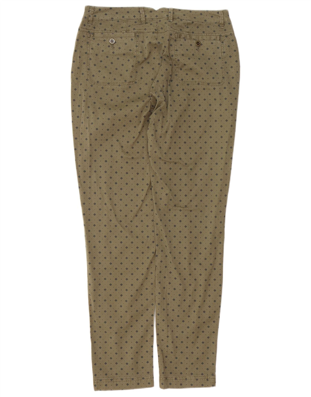 ORVIS Slim Casual Bukser til kvinder US 8 Medium W30 L29 Khaki plettet bomuld