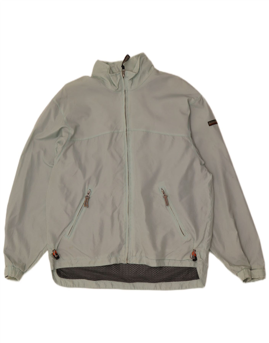 Napapijri Herre Geographic regnjakke UK 38 Medium Green Nylon