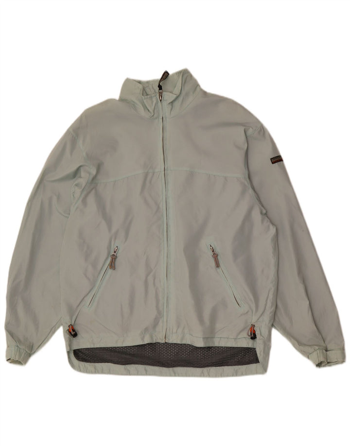 Napapijri Herre Geographic regnjakke UK 38 Medium Green Nylon