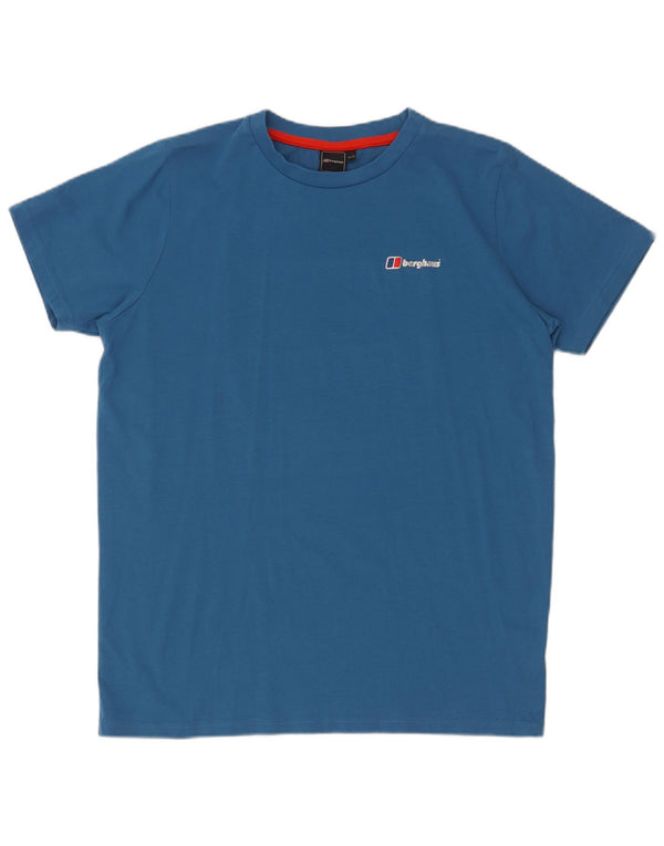 Berghaus Boys Grafisk T-Shirt Top 14-15 År Blå Bomuld