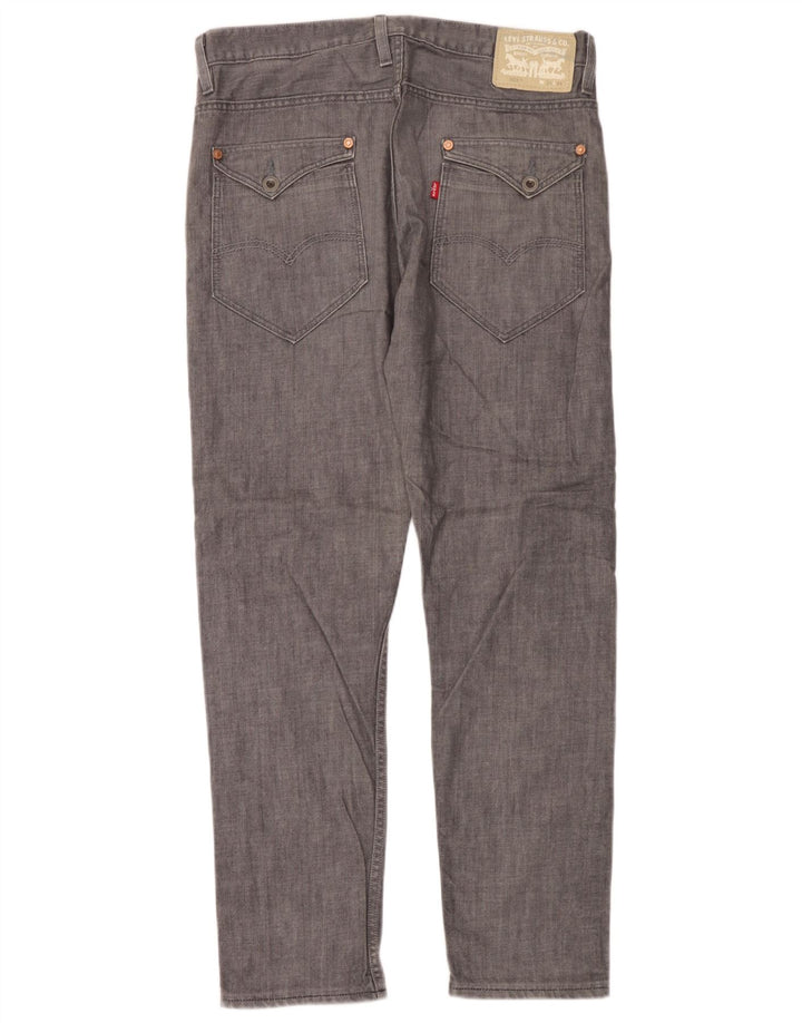 Levi's Herre 508 tilspidsede jeans W34 L32 Grå bomuld
