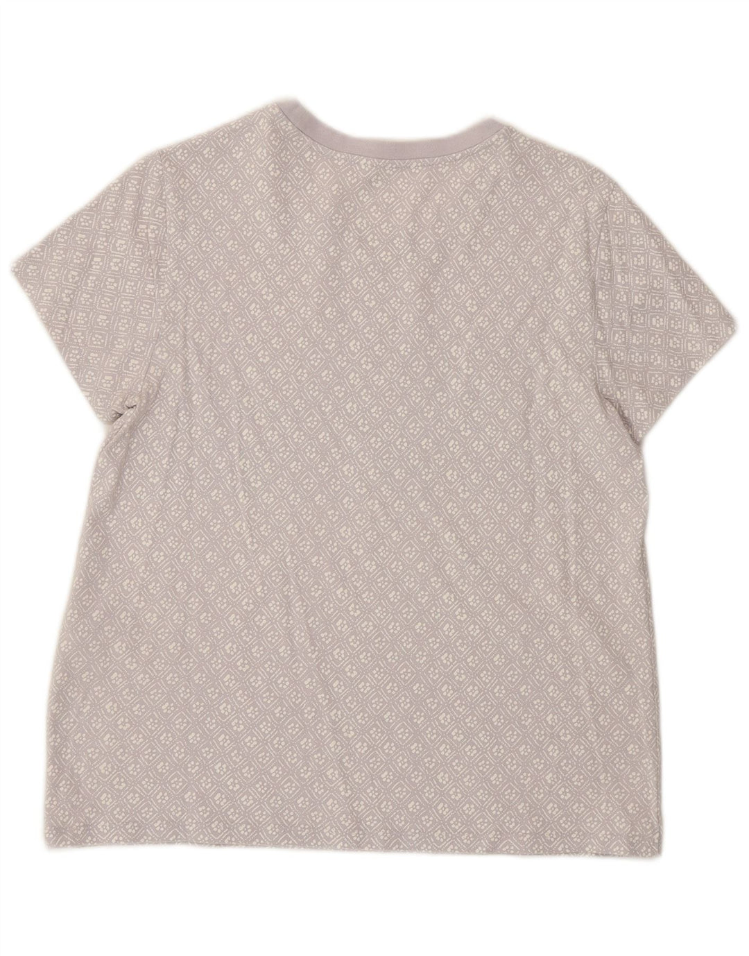 Levi's Grafisk T-shirt top til kvinder UK 14 Medium lilla geometrisk bomuld