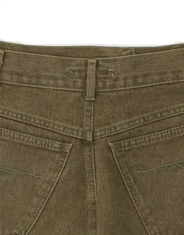 VINTAGE Womens Denim Skirt IT 44 Medium W29 Green | Vintage Vintage | Thrift | Second-Hand Vintage | Used Clothing | Messina Hembry 