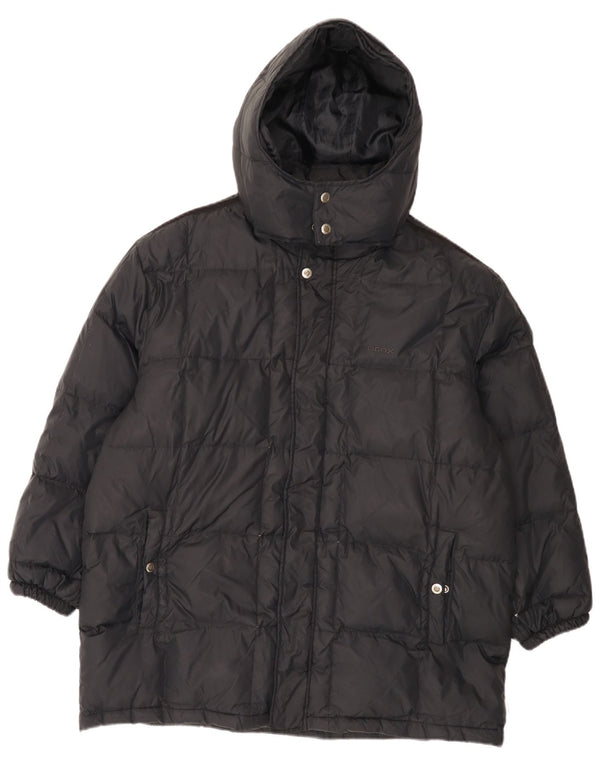 Geox Herre Respira hættepolstret jakke UK 42 XL marineblå polyamid