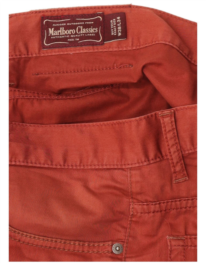 Marlboro Classics Straight Casual Bukser til mænd W38 L31 Orange