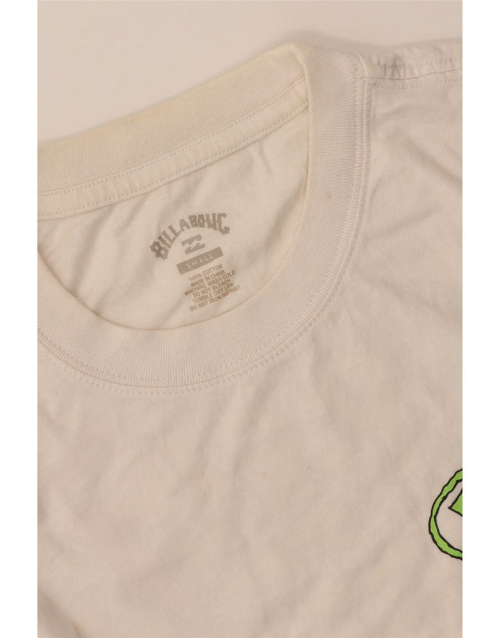 Billabong Herre grafisk T-shirt Top Lille hvid bomuld