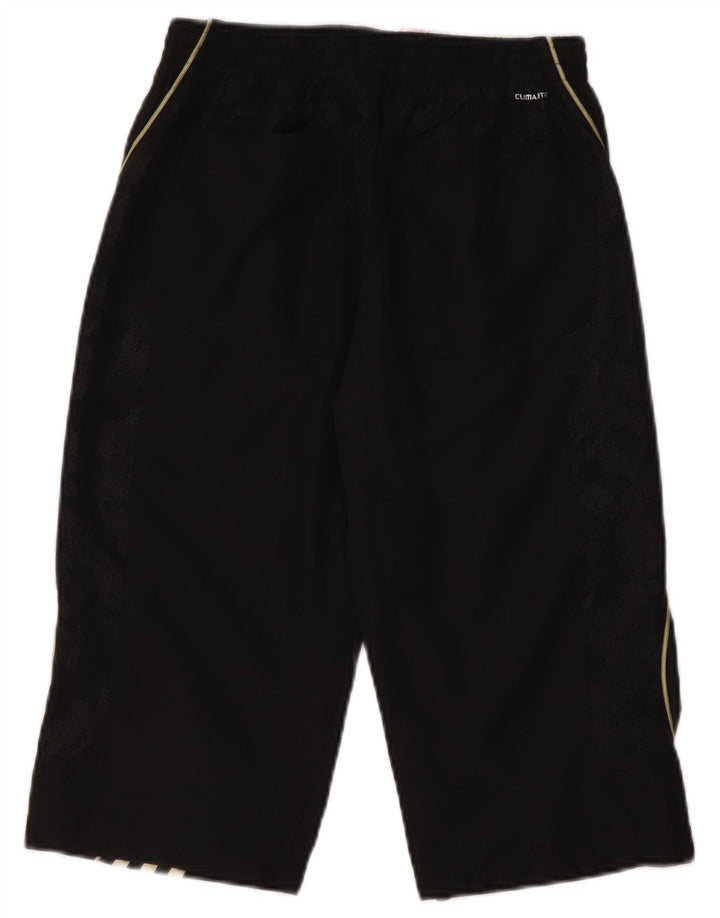 ADIDAS Boys Climalite Bermuda Sport Shorts 13-14 Years  Black Polyester