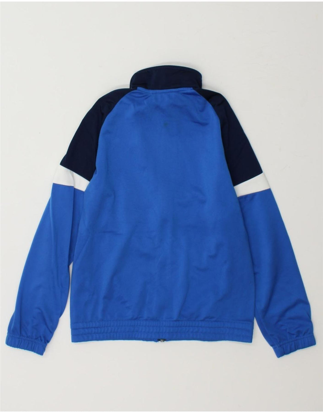 ADIDAS Boys Tracksuit Top Jacket 9-10 Years Blue Colourblock Polyester Vintage Adidas and Second-Hand Adidas from Messina Hembry 