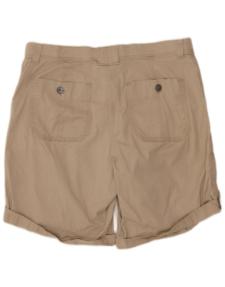 Lee Dame Cargo Shorts US 14 XL W34 Beige Bomuld