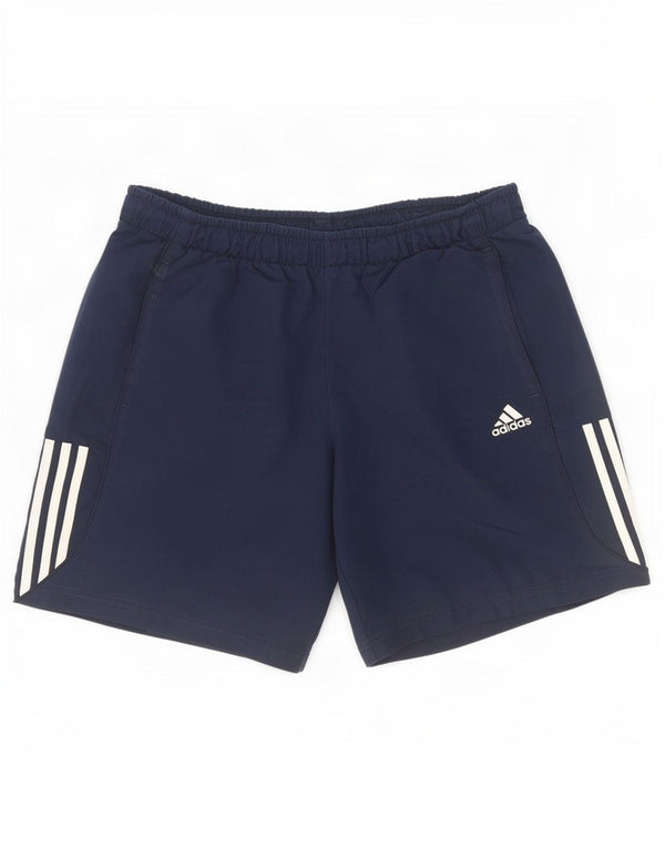 Adidas Herre Climalite Sportshorts store marineblå polyester