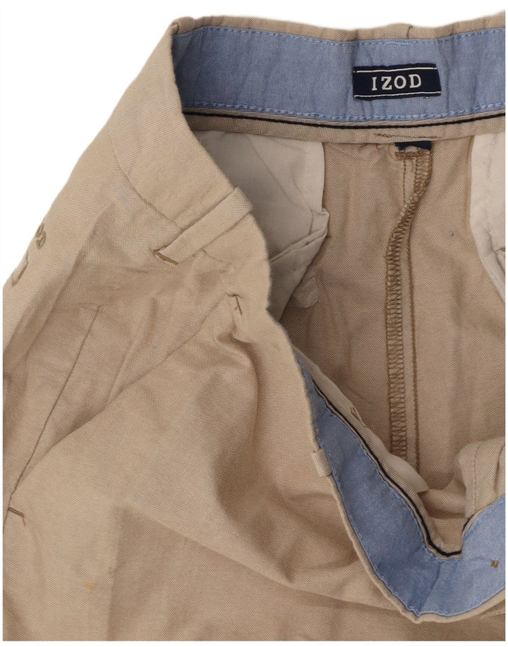 IZOD Chino Shorts til mænd W30 Medium Beige