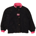 Skila Dame Oversized Windbreaker Jacket EU 36 Small Black Colourblock