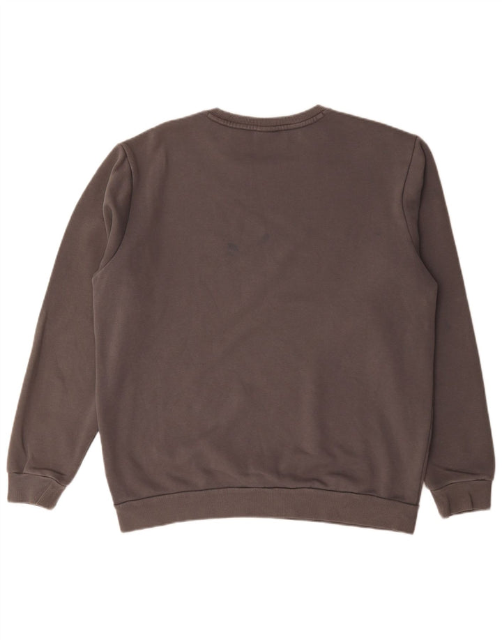 Puma Herre Sweatshirt Jumper Stor Grå Bomuld