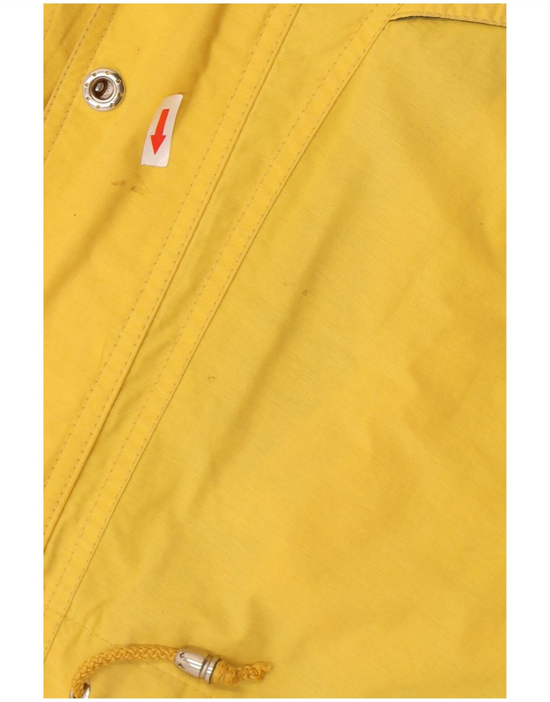 Polbot Regnjakke med hætte til mænd UK 38 Medium Gul Polyester