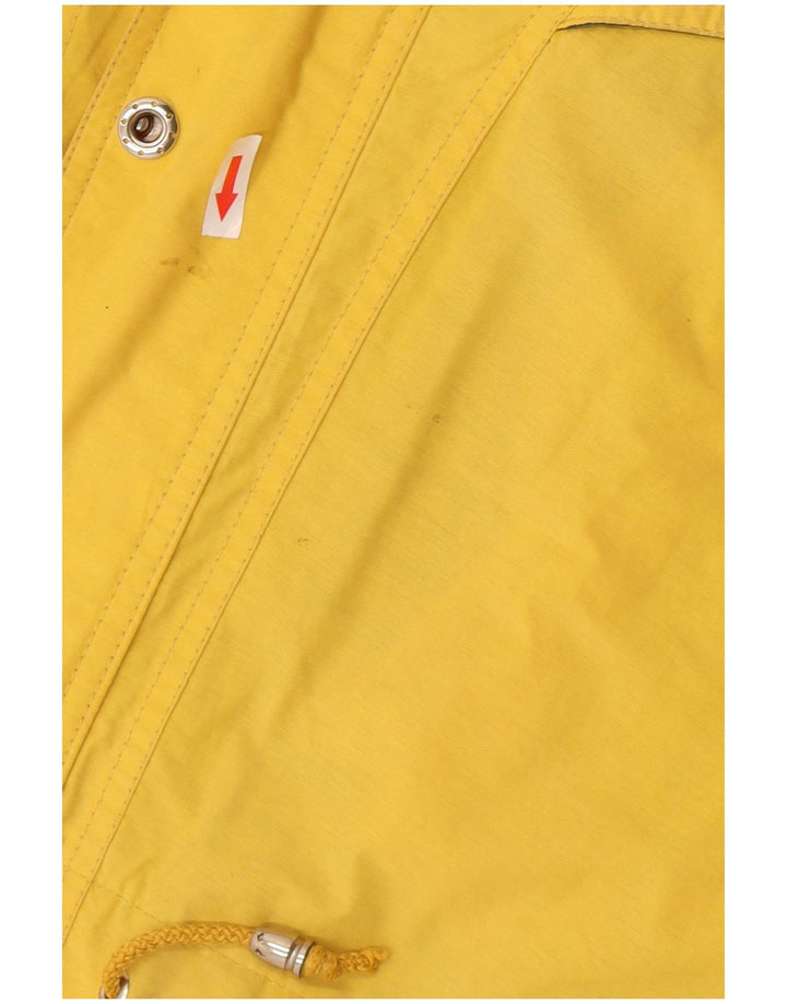 Polbot Regnjakke med hætte til mænd UK 38 Medium Gul Polyester