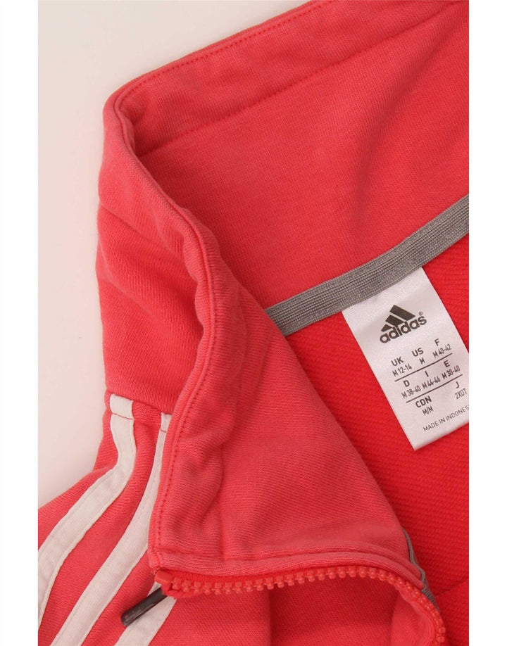Adidas Dame Climalite Træningsdragt Topjakke UK 12/14 Medium Rød