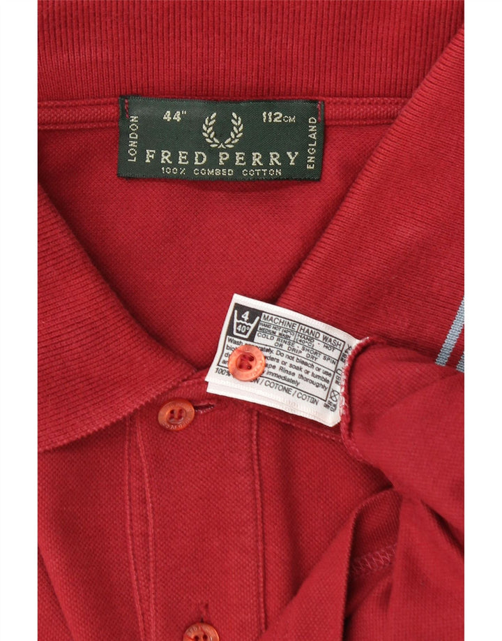 Fred Perry Herre poloshirt Stor Bourgogne bomuld