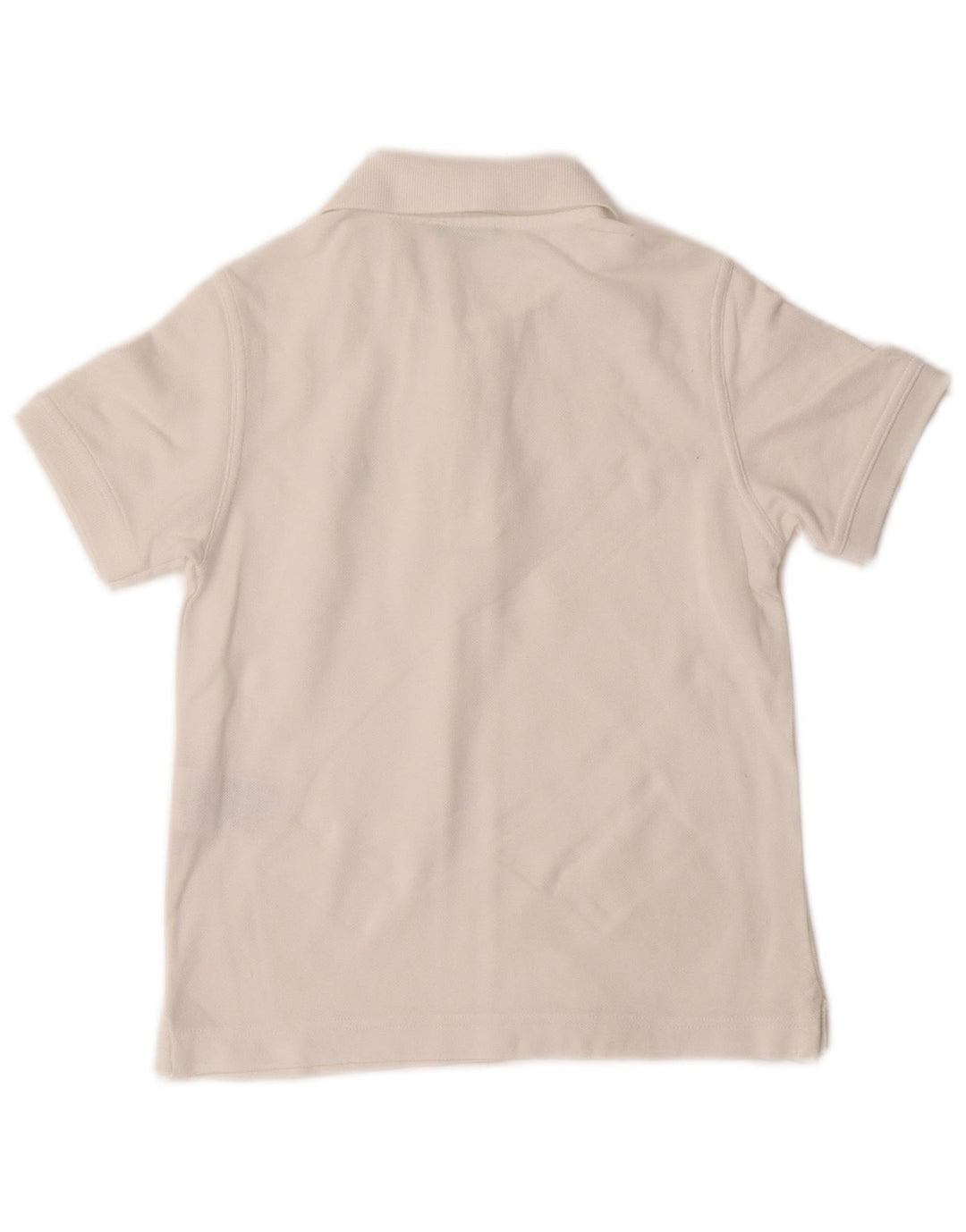 Benetton Boys Polo Shirt 6-7 år Lille hvid bomuld