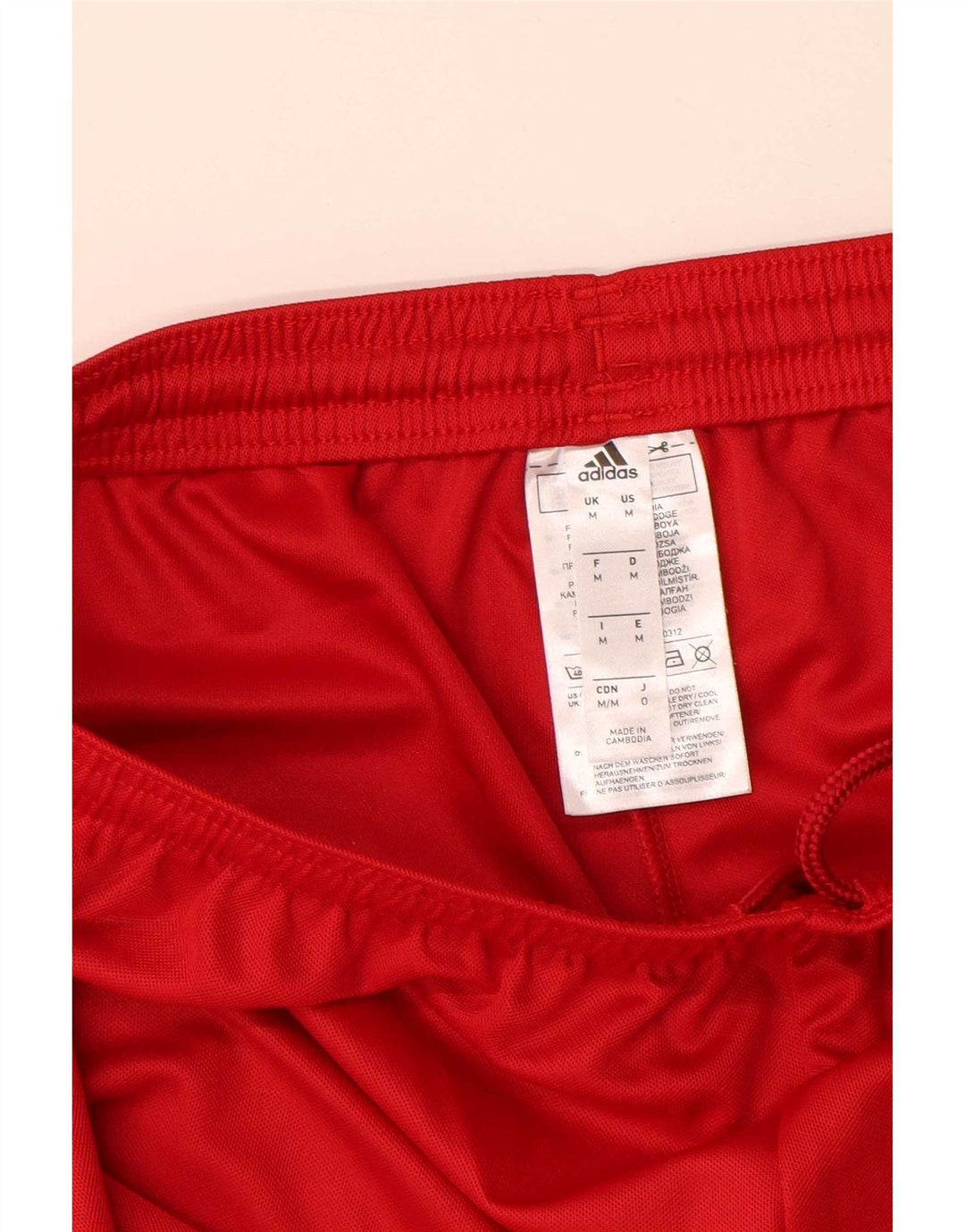Adidas Herre Aeroready Sportshorts Medium Rød Polyester