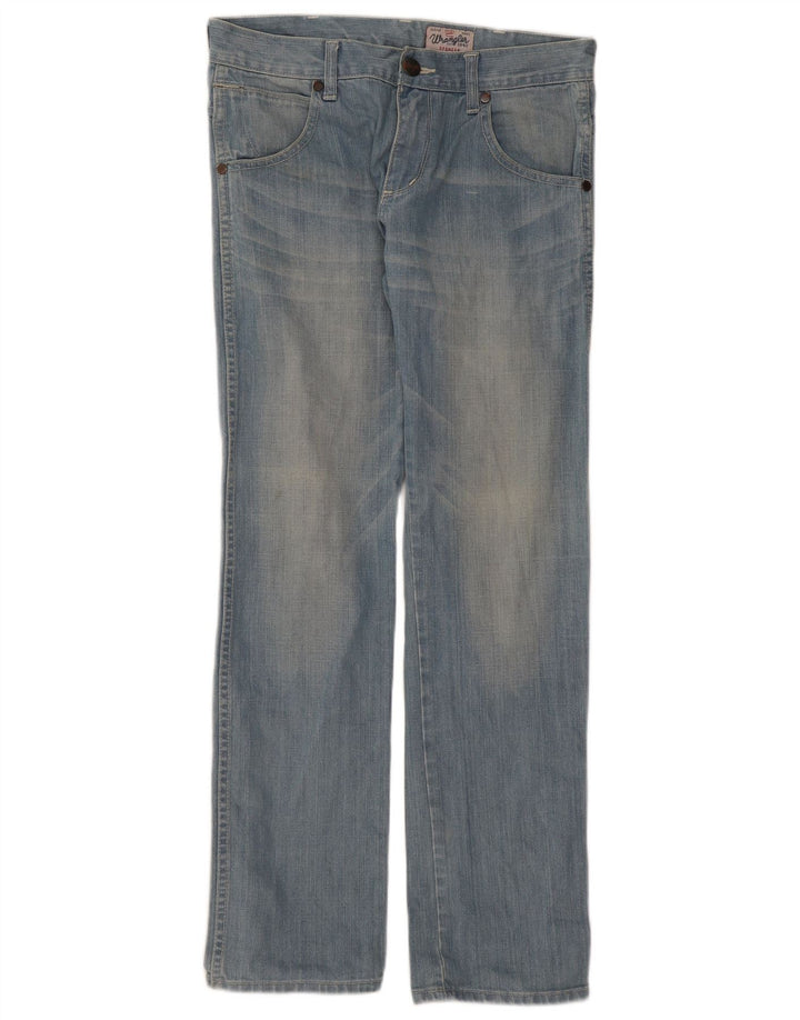 Wrangler lige jeans til kvinder W31 L32 blå bomuld