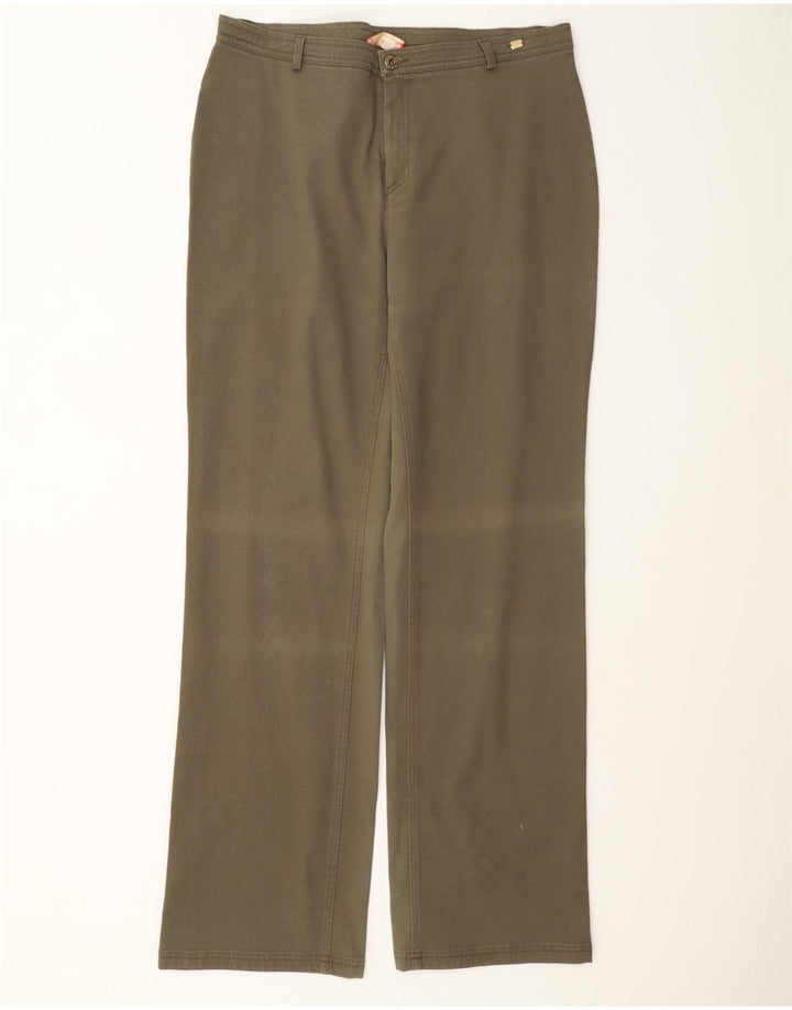 Perte by Krizia Dame Lige Regular Chino Bukser W34 L33 Khaki