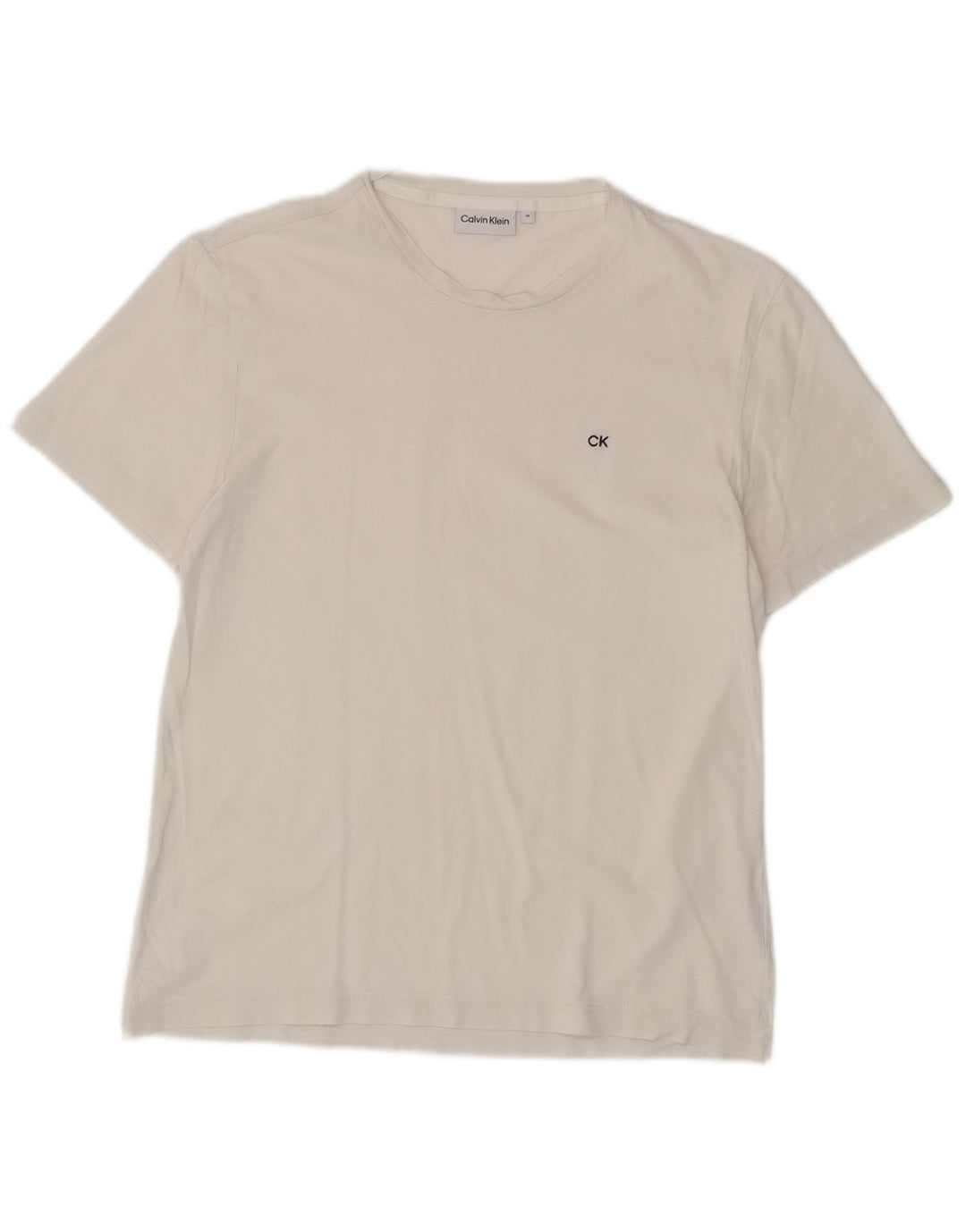 Calvin Klein Herre T-Shirt Top Medium White