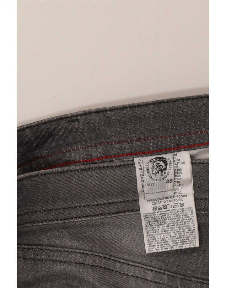 Diesel Straight Jeans til mænd W30 L30 Grå Bomuld