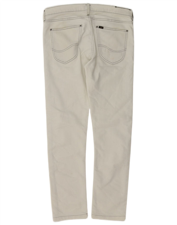 Lee Slim Jeans til mænd W32 L29 Hvid