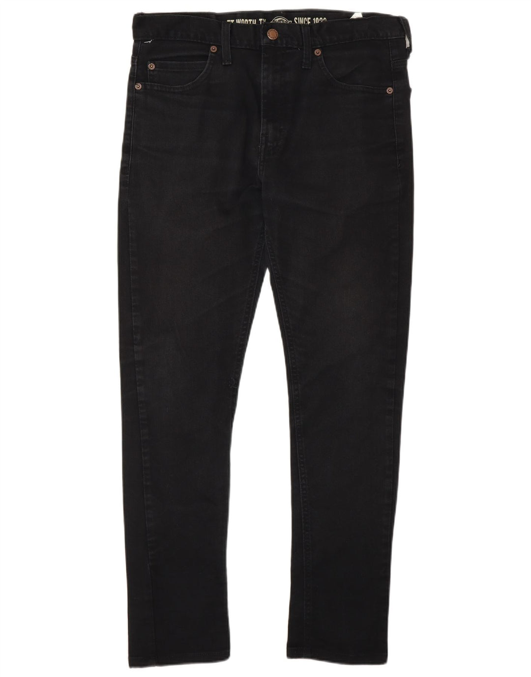 Dickies Herre Slim Skinny Jeans W32 L30 Grå Bomuld