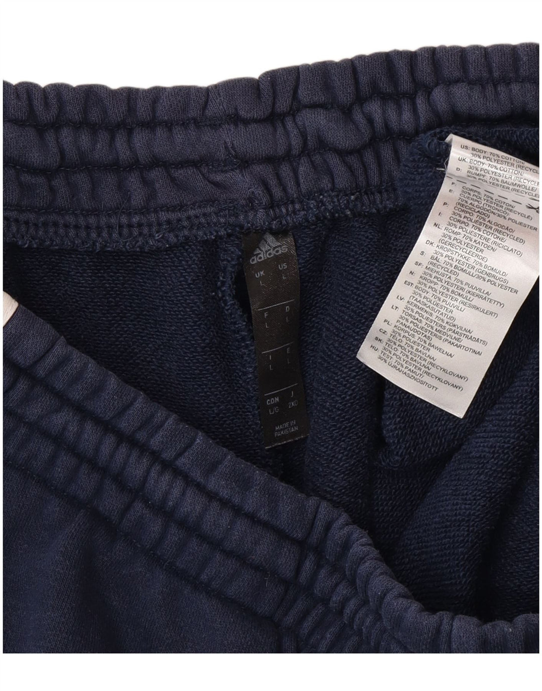 Adidas Sportsshorts til mænd store marineblå bomuld