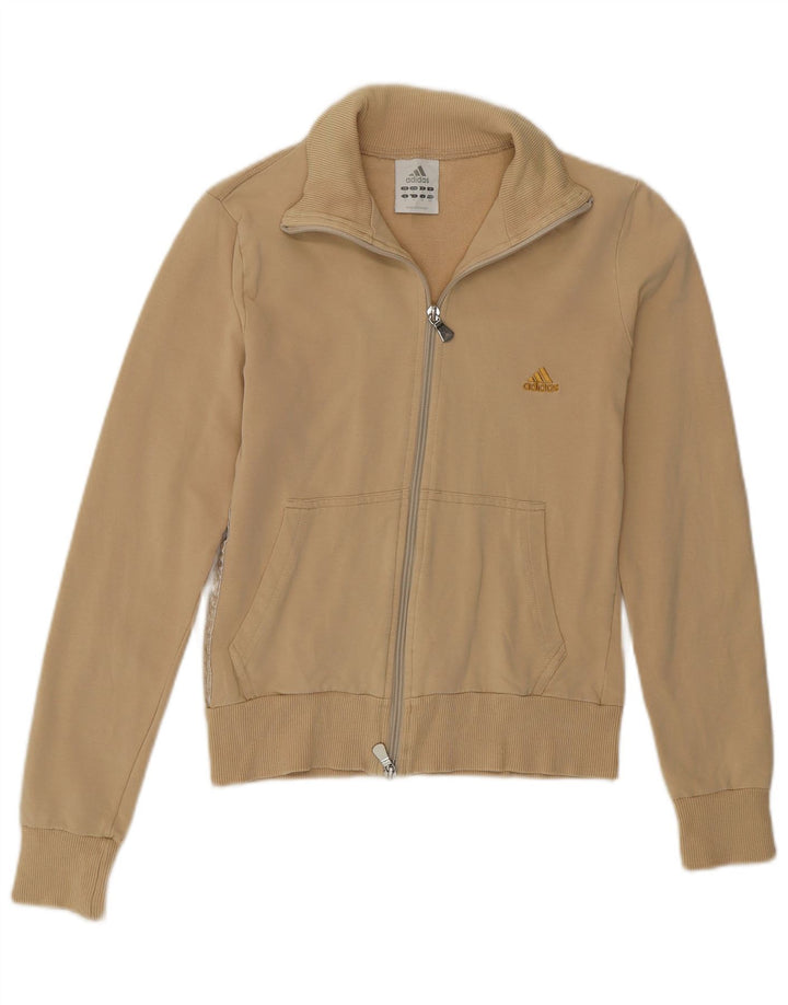 Adidas træningsdragt topjakke til kvinder UK 10 Small Beige