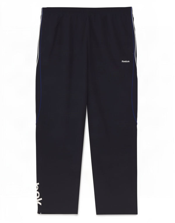 Reebok Herre grafisk træningsdragt Bukser Large Navy Blue Polyester