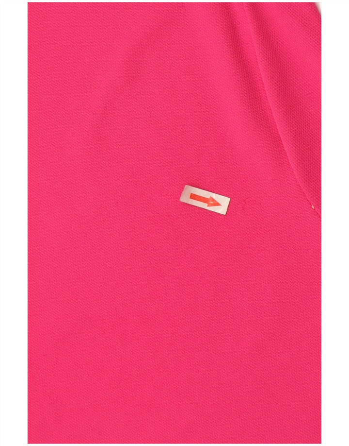 Nike Dame Dri Fit T-Shirt Top UK 10 Lille Pink