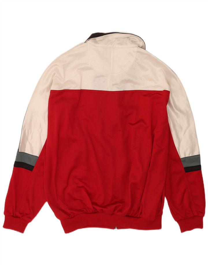 Asics Herre grafisk træningsdragt Topjakke IT 56 XL Rød Colourblock