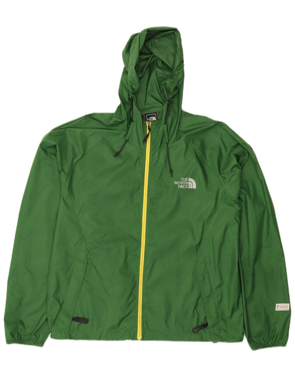 The North Face Herre Regular Fit Hooded Rain Jacket UK 38 Medium Green Nylon