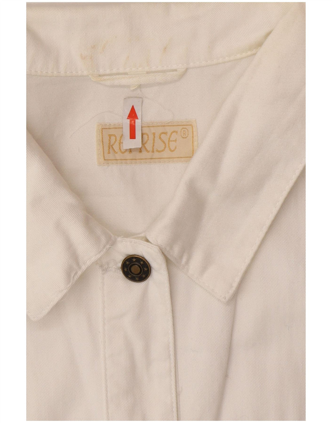 Reprise Dame Denim Gilet IT 46 Stor Hvid Bomuld