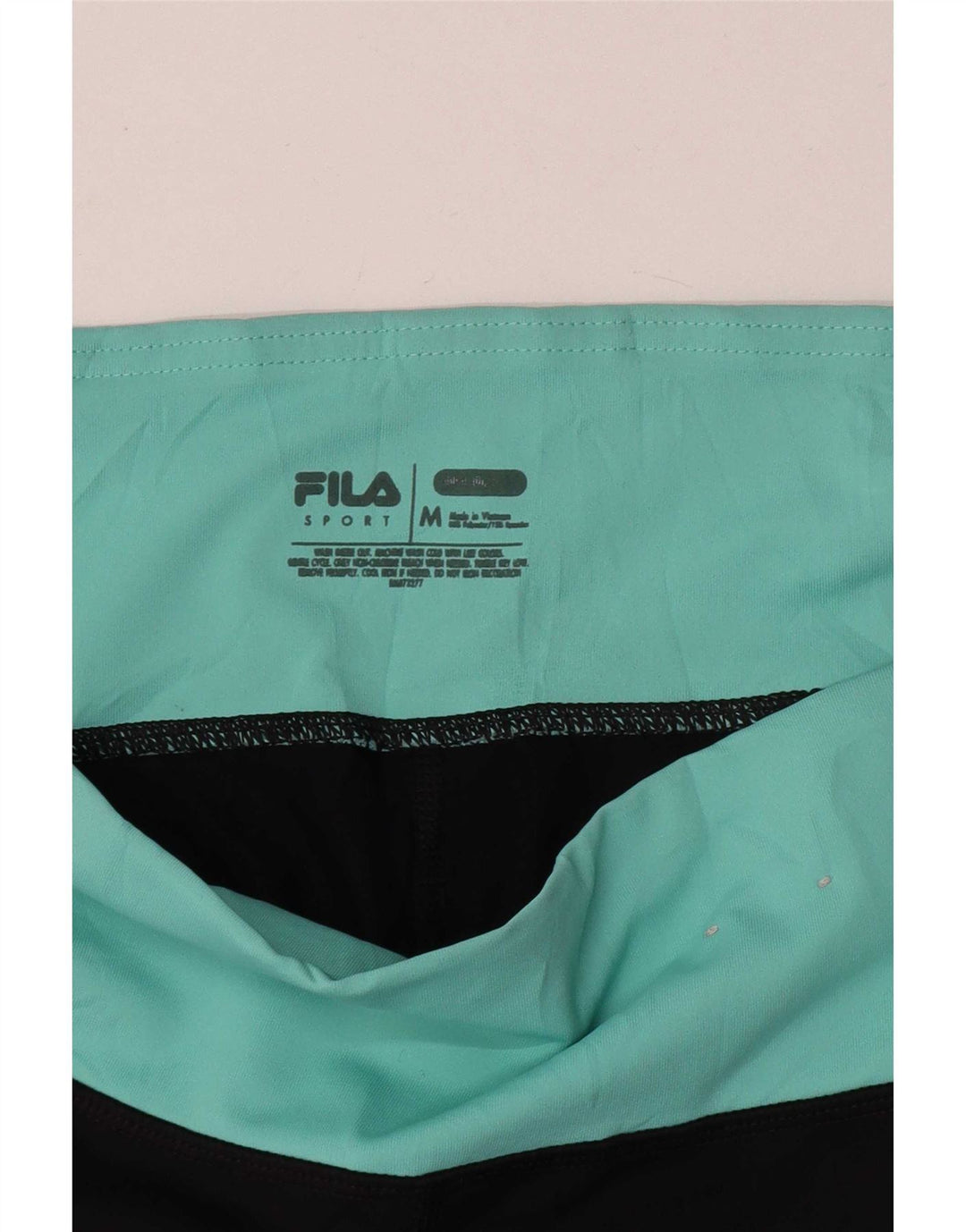 Fila Dame Capri Leggings UK 12 Medium Sort Colourblock