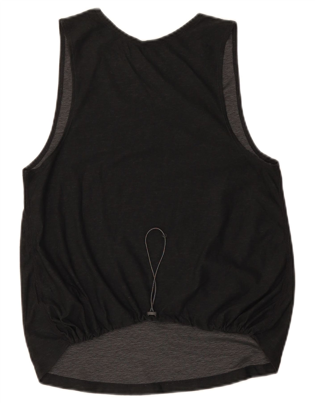 Nike Dame Dri Fit Vest Top UK 10 Small Black Polyester