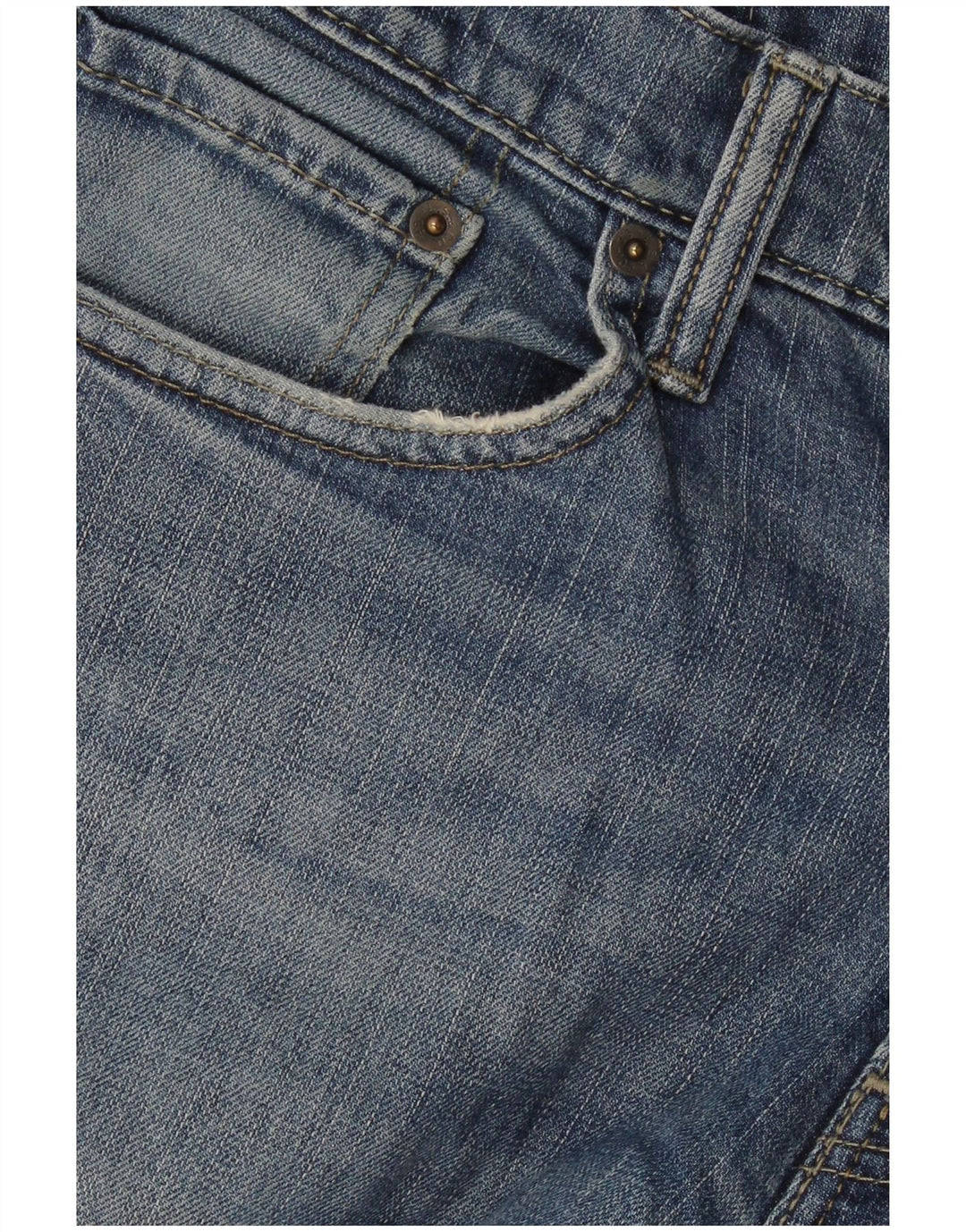 LEVI'S Mens 511 Slim Jeans W33 L34 Blue Cotton