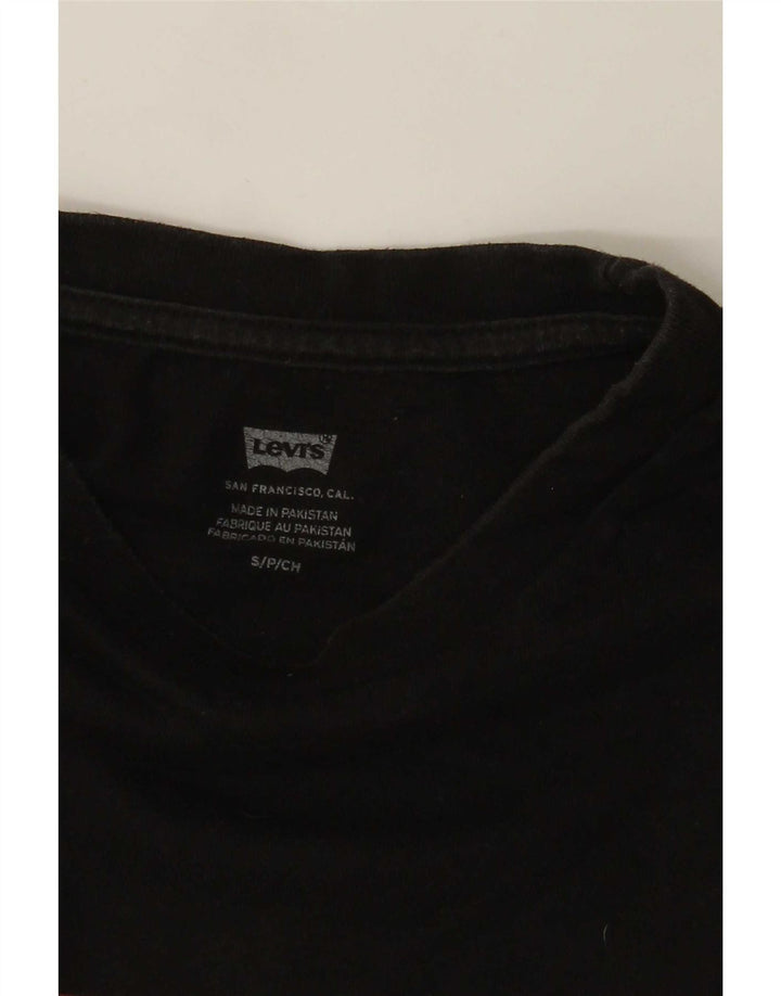 Levi's Herre grafisk T-shirt Top Lille Sort