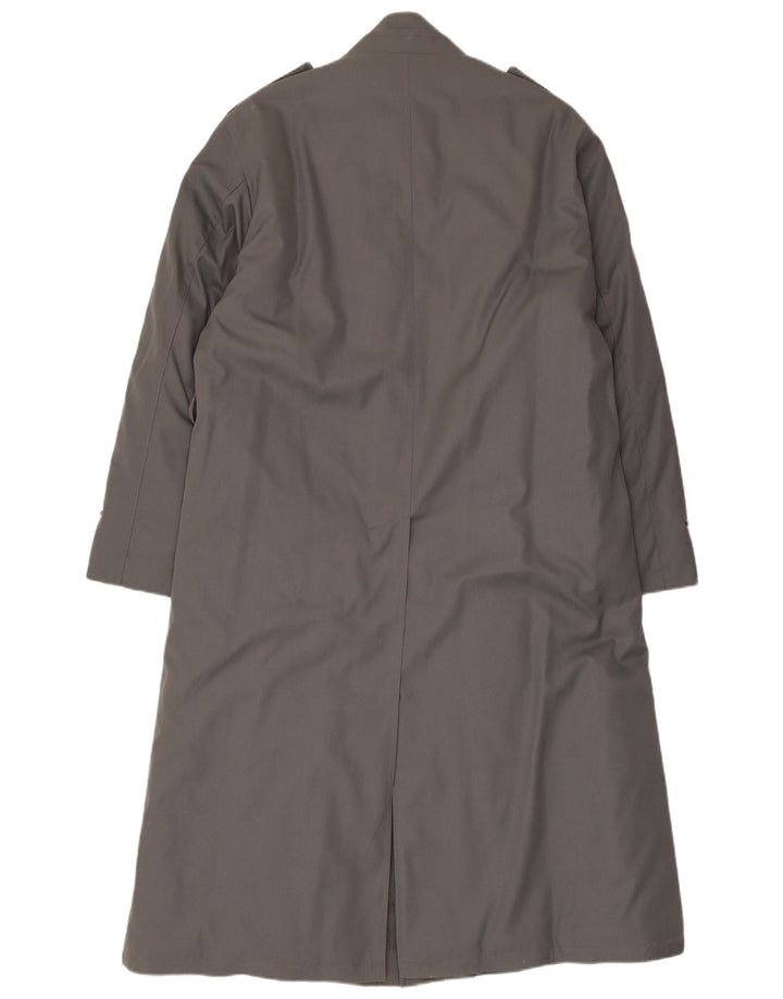 Vintage Herre Military Trench Coat UK 38 Medium Grey