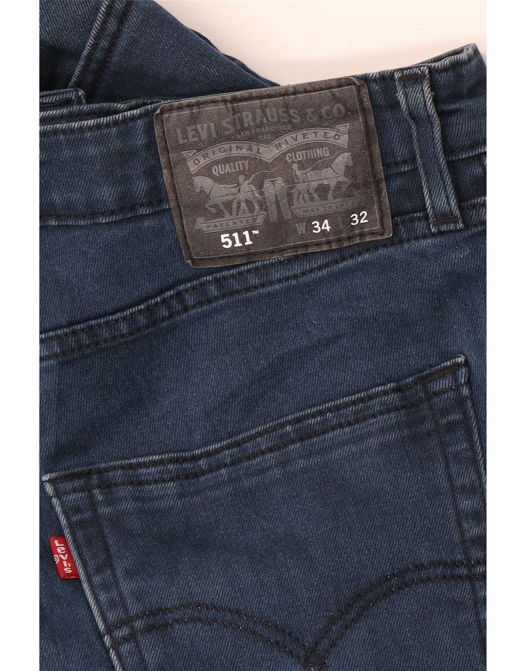 Levi's Herre 511 Slim Jeans W34 L32 Blå