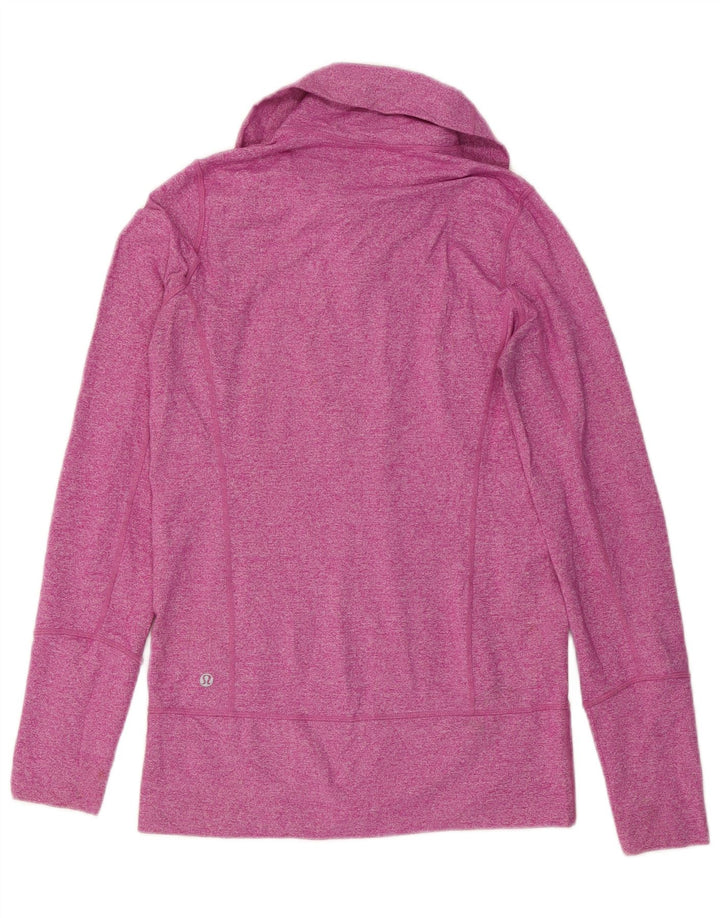 Lululemon træningsdragt topjakke til kvinder US 6 Medium Pink Flecked Polyester