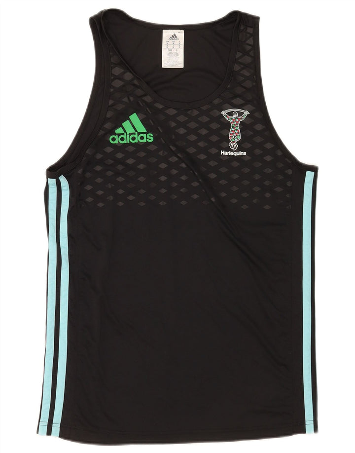 Adidas Herre Grafisk Vest Top Medium Sort Argyle/Diamond Polyester