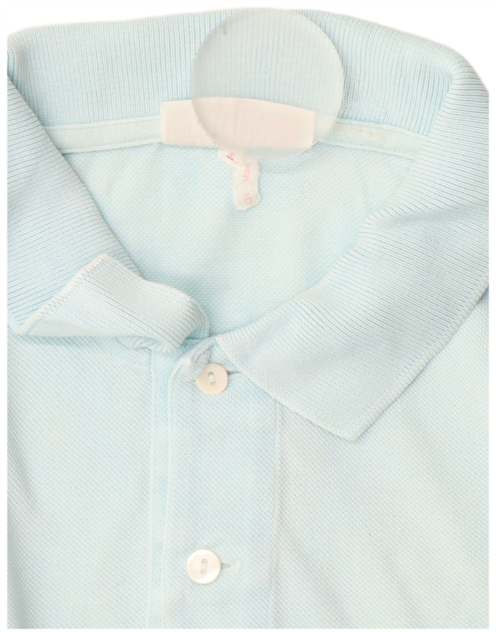 Lacoste Herre Polo Shirt Str. 5 Large Blå Bomuld