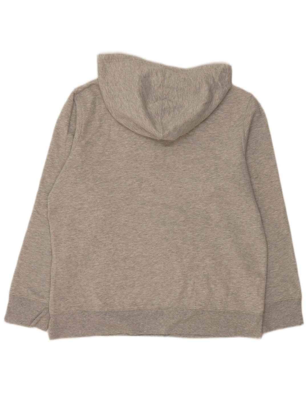GAP Womens Graphic Hoodie Jumper UK 12 Medium Grey Cotton