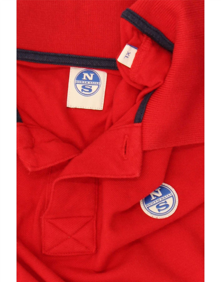 North Sails Herre Grafisk Polo Shirt XL Rødstribet