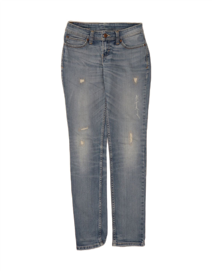 LEVI'S Womens Distressed Skinny Jeans W28 L30 Blue Vintage Levi's and Second-Hand Levi's from Messina Hembry 
